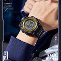SMAEL 8123 Men's Digital Sport Watch - 50M Water Resistant LED Backlight Alarm Chronograph Stopwatch Shock Resistant