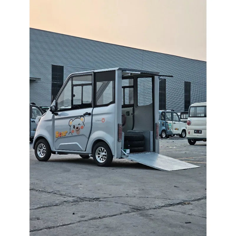 Customized 4-Wheel Mini Electric Car for Adults New Energy Vehicle 1000W 60V Voltage Closed Body 3000W Low Electric Tricycles