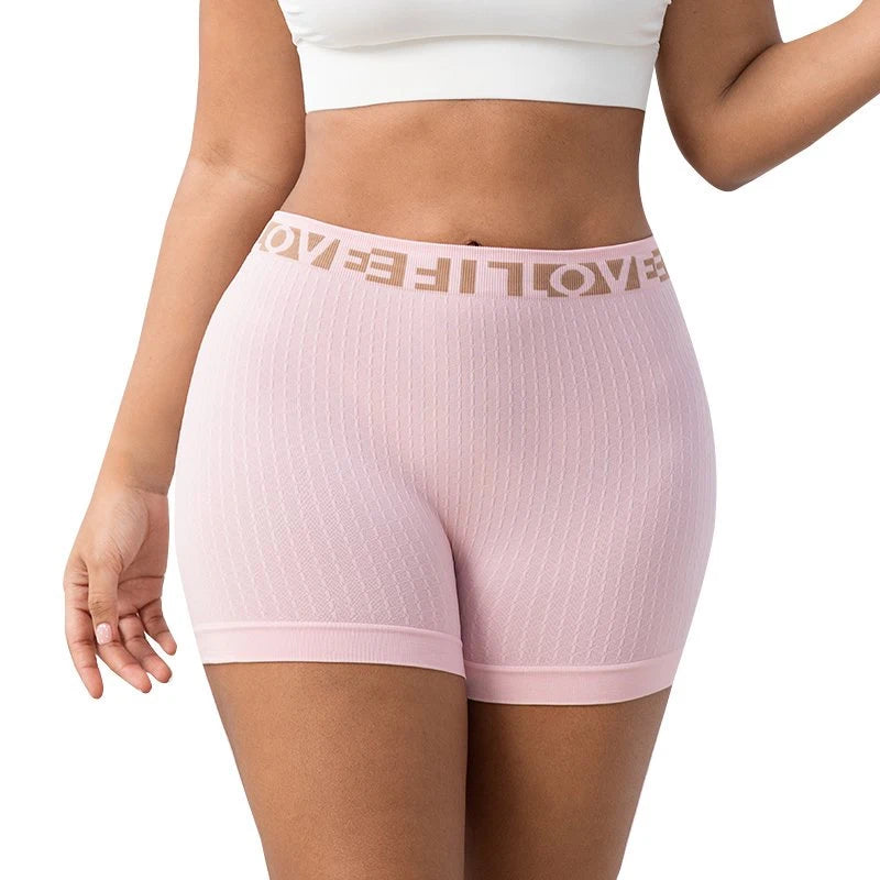 Ribbed Yoga Shorts Seamless High Waist Hip Lifting Elastic Breathable Quick Dry Fitness Running Casual Sports Bottoms for Women
