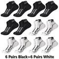 12 Pairs Summer Socks Men's Ankle Running Sports Mesh | SAMAG