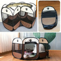 Cat Maternity Room Octagonal Pet Fence Oxford Cloth Waterproof and Scratch-Resistant Foldable Pet Tent Cat Nest Kennel