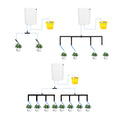 Automatic Plant Flower Watering Pump Home Sprinkler Drip Irrigation Device 2/4/8/16 Heads Pump Timer System Kit Garden Tool
