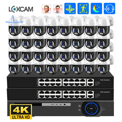 XMEYE 32CH Security Camera System 4K POE NVR Set Outdoor | SAMAG