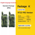 Retevis RT622 Mini Walkie Talkie 2pcs PMR446 Portable Two-way Radio PTT Walkie talkies Communication Radio for Restaurant Hotel