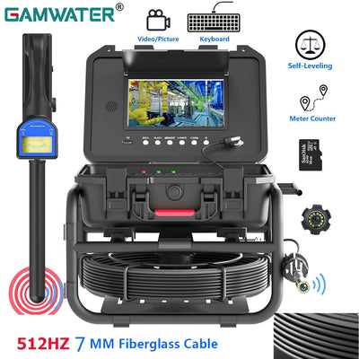 GAMWATER Sewer Pipe Inspection Camera with 512HZ Locator | SAMAG