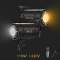 Bowens Video Studio Kit 90/135W 220V Photography Light Dimmable Kit LED Lamp 2m Tripod Flash Studio Lighting 3000-6000K 3 Color