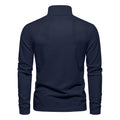 AIOPESON Men's Deer Embroidery Polo Shirts Solid Color Long Sleeve Social Business Male - View 2 | SAMAG