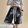 Cool Bear Print High Street Oversize Basketball Shorts | SAMAG