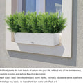 12Pcs Artificial Flowers Plastic Grass Wedding Home Outdoor Garden Vase Decora Diy Photography Props Indoor Bonsai Fake Plants