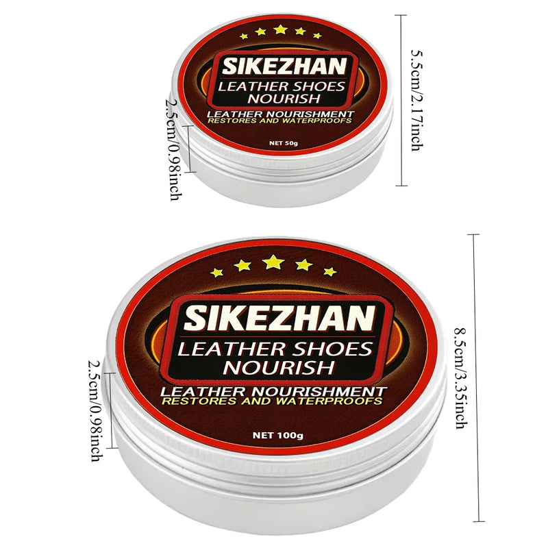 Professional Shoe Cream Leather Conditioner&Polish - Waterproof,Restores Shine,Prevents Cracking for Shoes Boots Bags