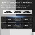 FUHAM PM9500 1700W Professional Power Amplifier 2 Channel High Power Audio Amp for DJ Stage Live Performance Disco Club Speaker