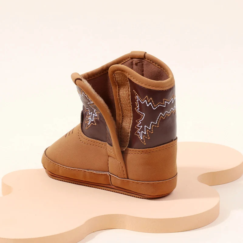 Baby Little Boots Soft PU and Cotton Style Spring - View 6 | SAMAG