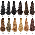 Synthetic Claw Clip On Ponytail Extension 22Inch Long Straight Wavy Ponytail Hair Ponytail With Claw Clip On Ponytail For Women
