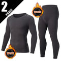 2-piece Autumn And Winter Men's Solid Color Simple and Versatile Round Neck Warm Underwear Set Comfortable Youth Home Clothes