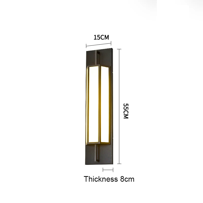 Waterproof Outdoor Wall Lamp LED Stailess steel Wall Lighting IP65 Garden Light Villa porch Sconce Light 110V 220V Sconce Lumina