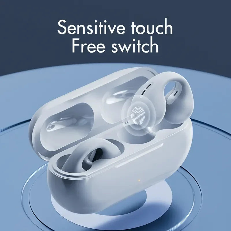 YK10 Open Ear Sport Earbuds NEW Model Air Conduction Earphones 5.3 TWS Blue-tooth Wireless Headphones for iPhone & Android