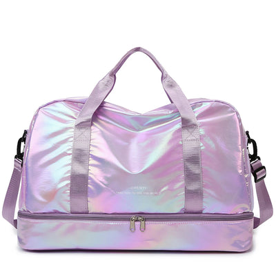 Large Capacity Holographic Travel Duffel Bag Lightweight | SAMAG