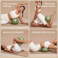 Household 22 cm Yoga Ball Soft Inflatable Pilates Ball Slip Resistant Thickened Fitness Pilates Ball Indoor Training