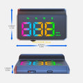Auto On Off Head Up Display with Screen & Safety Alerts ABS for Vehicles 68UF