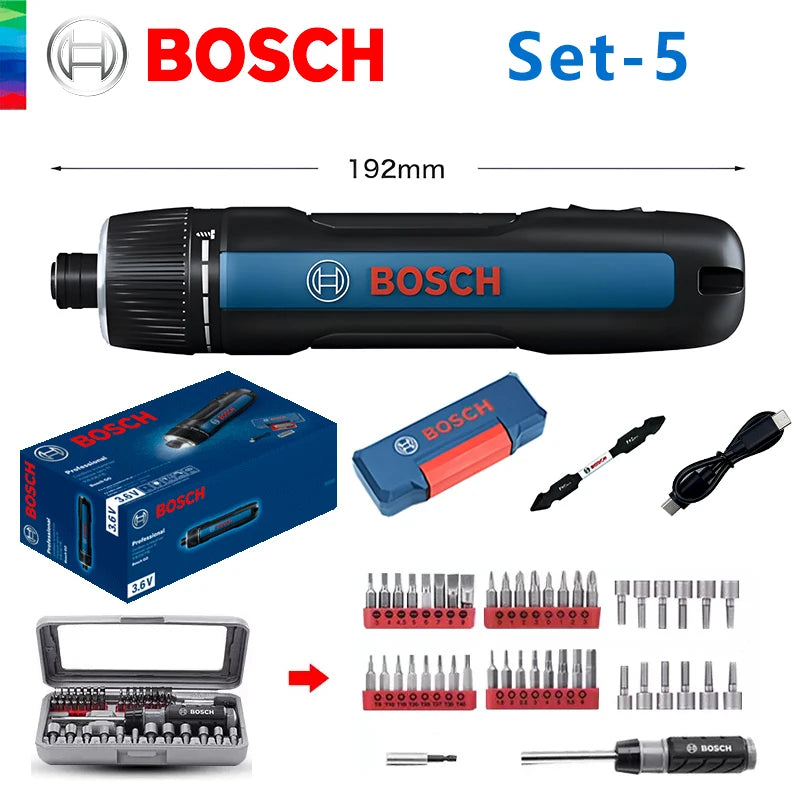 BOSCH GO 3 Cordless Screwdriver 3.6V Lithium - ion Battery Rechargeable Drill with Box GO3 Professional Tool - View 9 | SAMAG