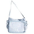 HOT Y2k Harajuku Shoulder Bag Women Ita Bag Japanese Shoulder Purse with Clear Window College Crossbody Bag Tote Shoulder Bags