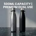 750ml Upgraded Diversion Water Bottle Stainless Steel Hidden Safe Secret Stash with Carabiner for Cash Keys - View 3 | SAMAG