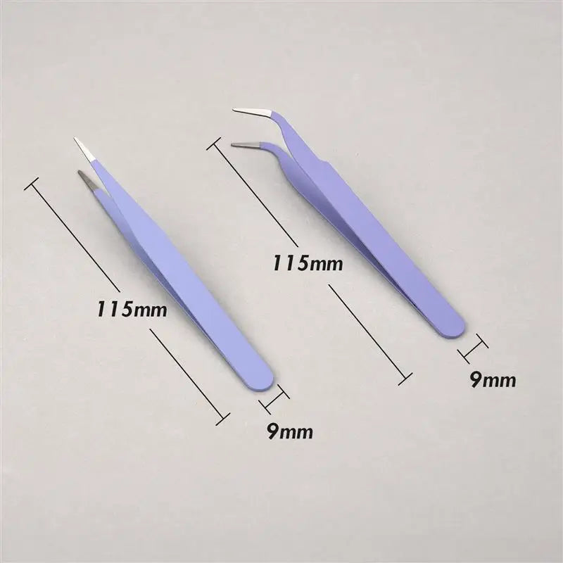 Stainless Steel Tweezers Jewelry Making Tools DIY Epoxy Resin Mold Color Kits Handmade Accessories - Visuel 5 | SAMAG