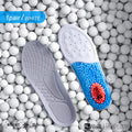 New Sport Insoles For Shoes High Elasticity Triple Shock Absorbing Sole Pad PU Memory Foam Air-cushion Super Soft Sneakers Soles
