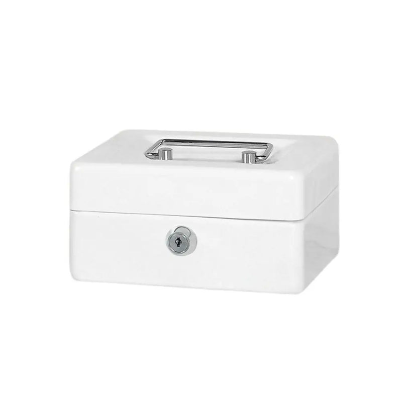 Small/Large Locking Cash Box Double Layer Safe Metal Money with Tray Cover Key Lock/ Password Saving - View 10 | SAMAG
