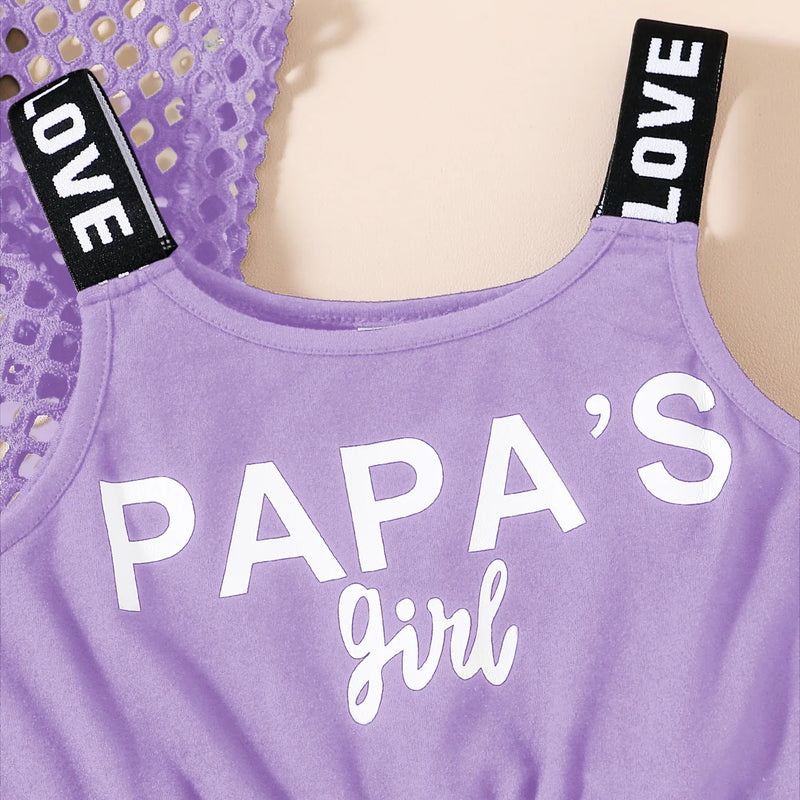 New Girls Summer 3-Piece Set: Ice-Cool Mesh T-Shirt | SAMAG