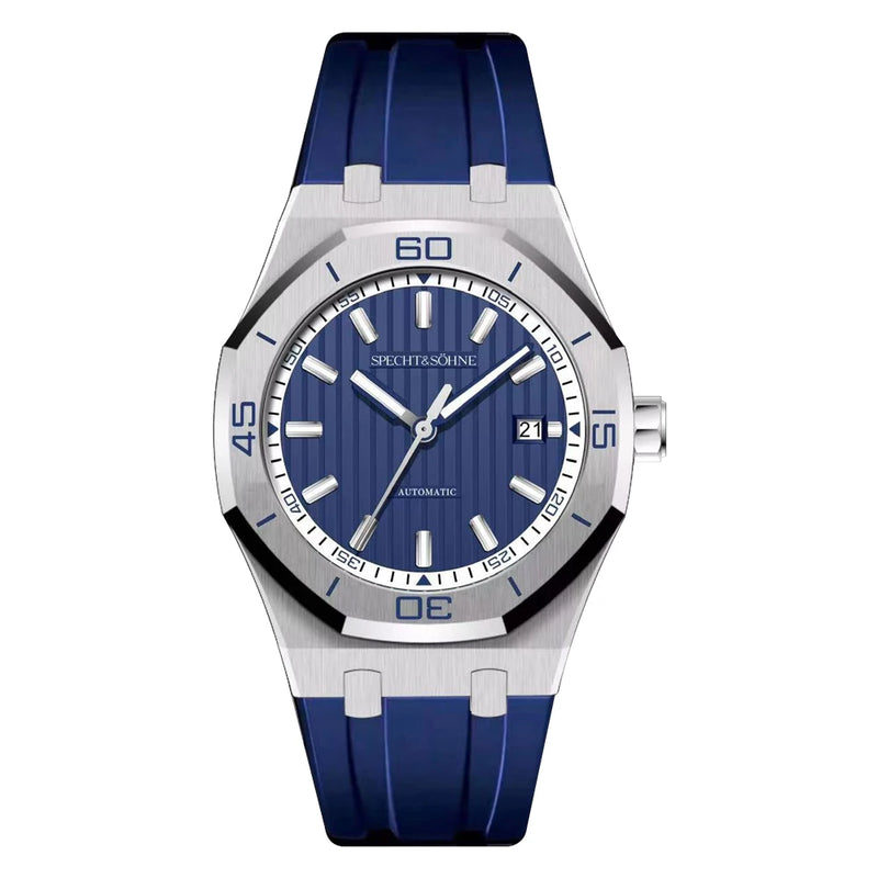 New Luxury Specht & Söhne Automatic Mechanical Watches Japan 8215 Movt Stainless Steel Watch Sapphire Crystal Waterproof 40MM