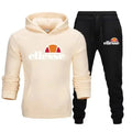 Trendy Hoodie Set Autumn Campus New Stripe Printed Casual Pants, Essential for Men - View 10 | SAMAG