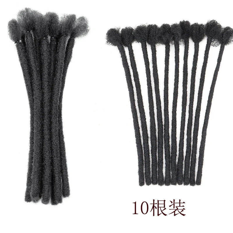 Dreadlocks Synthetic Extensions 8 Inch 10 Strands  Loc Dreads Extensions Crochet  Fashion Hip-hop  Style Natural Braiding Hair