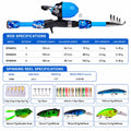 Mini Telescopic Fishing Rod Reel Combo 1.2M 1.5M 1.8M | SAMAG