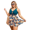 Plus Size Tankini Swimsuits - Women's Two Pieces Skirted | SAMAG