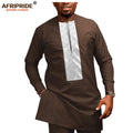 African Men Clothing Casual Tracksuit Dashiki Shirt | SAMAG
