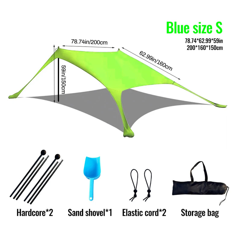 Hot Sell Portable Lycra Beach Canopy Tent UV Protection | SAMAG