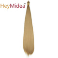 22-28Inch Straight Pony Hair Bundles Crochet Braids Hair Silky Colorful Synthetic Braiding Hair Ombre Synthetic Hair For Women