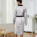 1pc Men'S Robes 2026 Spring/Summer Graphic 3D Printed Robes Sleepwear Men'S Bathrobe Bathrobe Men Polyester Men'S Pajamas