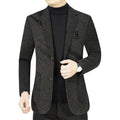 2026 Spring/Summer New Style Cashmere Mid-Aged Men's High-End Casual Suit Father's Wear Suit Single Piece Outerwear