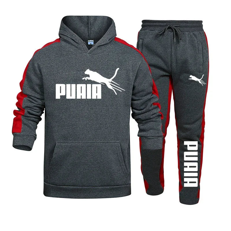 Fashion Men's Hoodies Set Daily Casual Sports Hooded | SAMAG