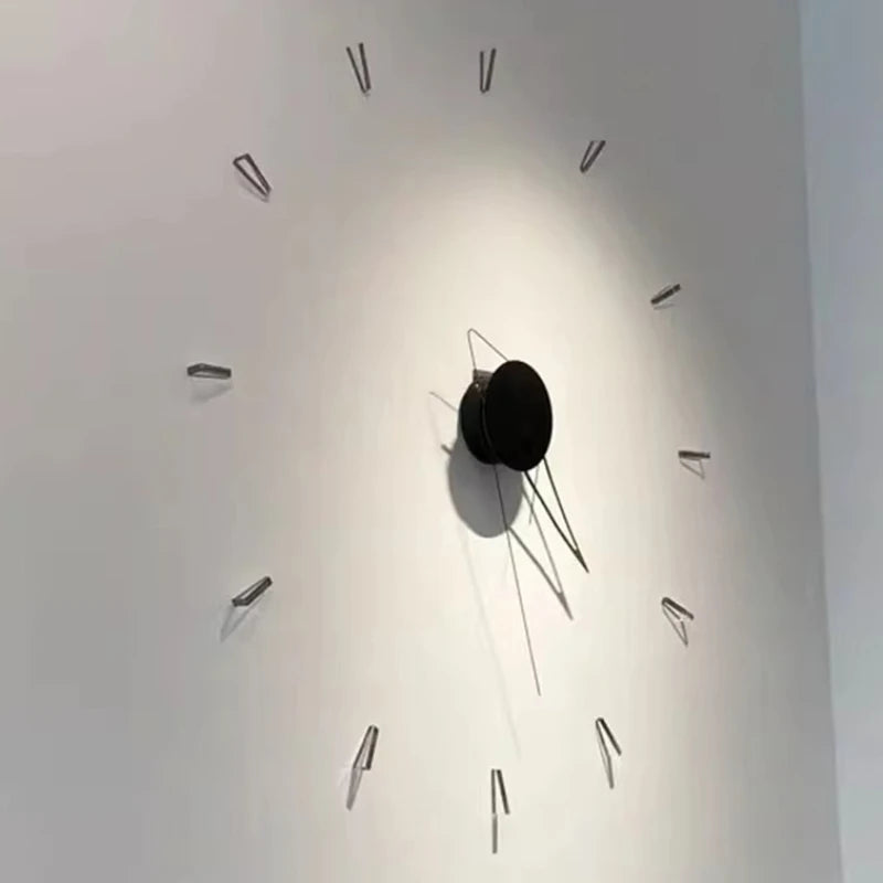 Nordic Wall Clocks Minimalist Wall Clock Art Decoration Clock Living Room Silent Mechanism Watch Aesthetic Decorating Items