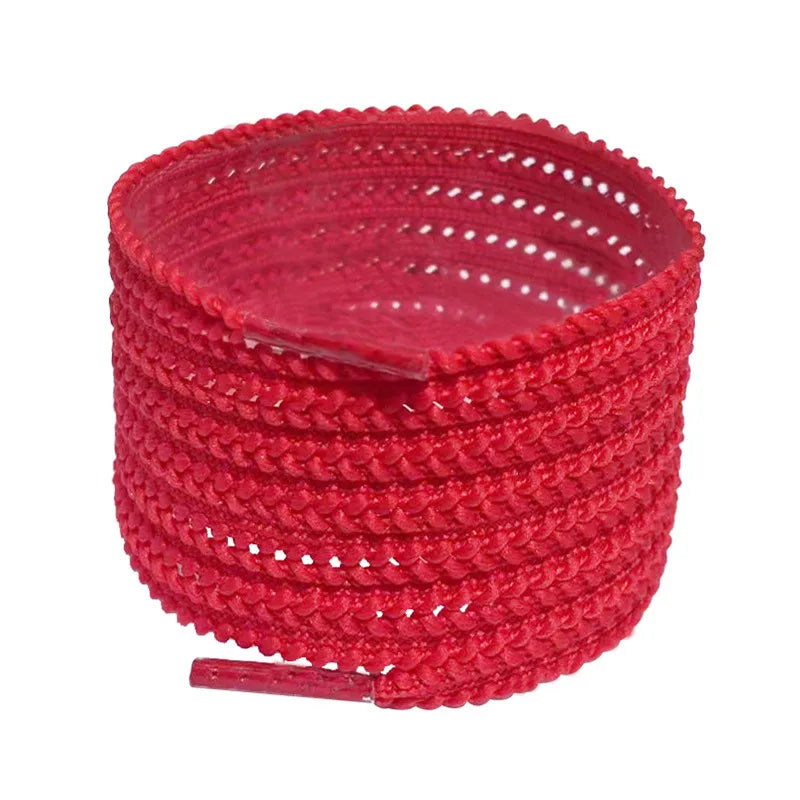 Multicolor Track Anti-slip Serrated Shoelaces Canvas Black White Runing Shoes laces Women Men Sport Casual Net Shoes Shoelaces