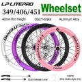 LP LITEPRO AERO Folding Bike Wheel Sets, 20 - inch 406/451 - View 2 | SAMAG