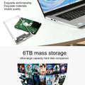 Type-C 3.1 SSD Case Enclosure Box 2.5 HDD SATA To USB 3.0 With 5Gbps Adapter External Housing Hard Drive Box Transparent/Black