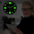 Luminous wall clock Wall clock mute quartz clock new simple wall clock wall watch clock wall hanging Nordic home time