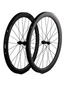 BIKE MYTH TCW50 Carbon Fiber Road Disc Brake Wheelset 50mm High Rim Aerodynamic Compatible with Tubeless Tires 700C Carbon Wheel
