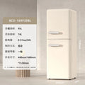 refrigerator retro single door double door small household kitchen refrigerated and frozen mini