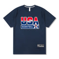 Loose Men Running 2023 Outdoor Street Basketball Gym Short Sleeve Letter Print T Shirt Summer Quick Dry Fitness Bodybuilding