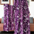 Fashion Women Abaya Embroidered Tie-dye O-neck Cotton | SAMAG